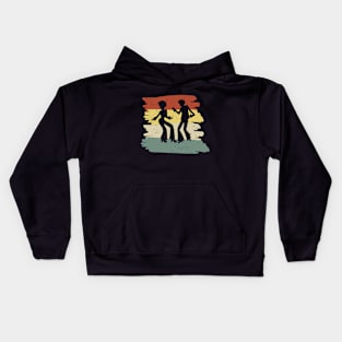 70s Disco Dancer Kids Hoodie